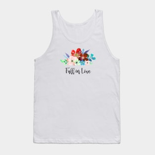 Fall in love design Tank Top